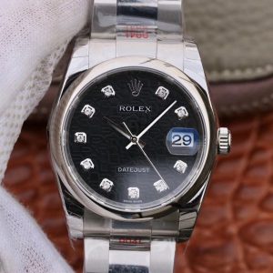 Replica Rolex Datejust 116200 36mm DJ Factory Black Dial