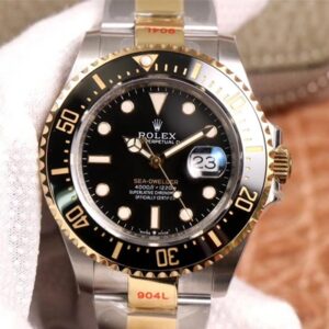 Replica Rolex Sea Dweller M126603 V3 GM Factory Rose Gold Black Dial
