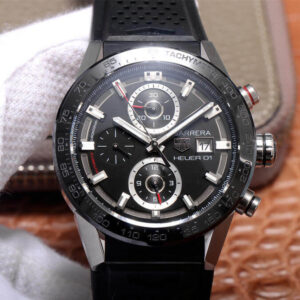 Replica TAG Heuer Carrera CAR201Z.FT6046 XF Factory Black Dial