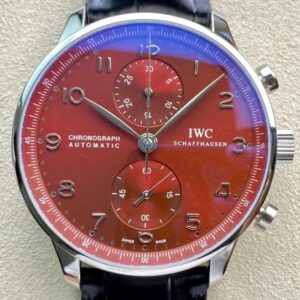 Replica IWC Portugieser Chronograph IW371616 YL Factory Black Strap