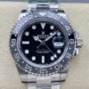 Replica Rolex Greenwich II M126710rnr-0004 GMT AR factory black gray ceramic bezel - Replica Watches Factory