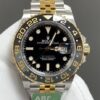 Replica Rolex Greenwich II M126713GRNR-0001 GMT AR factory black gray ceramic bezel - Replica Watches Factory