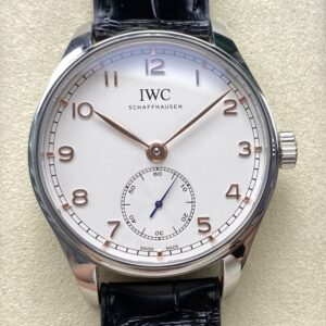 Replica IWC Portugieser IW358303 GR factory black strap- Replica Watches Factory