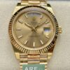 Replica Rolex Day-Datemm m228238-0003 AR factory gold dial date display- Replica Watches Factory