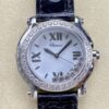 Replica Chopard HAPPY DIAMONDS 278475-3037 YF Factory stainless steel diamond case- Replica Watches Factory