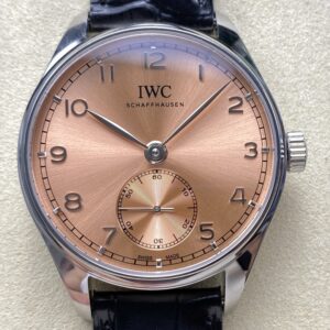 Replica IWC Portugieser IW358313 GR Factory Alligator Leather Strap- Replica Watches Factory