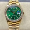 Replica Rolex Day-Date M128398TBR-0035 8+ Factory Green Dial- Replica Watches Factory