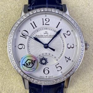 Replica Jaeger LeCoultre Rendez Vous 3448430 APS factory Blue strap - Replica Watches Factory
