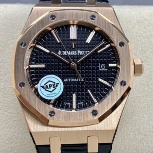 Replica Audemars Piguet Royal Oak 15400OR.OO.D002CR.01 APS factory V3 Black Dial - Replica Watches Factory