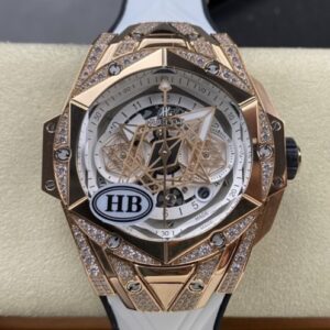 Replica Hublot BIG BANG 418.OX.2001.RX HB Factory Rubber strap- Replica Watches Factory
