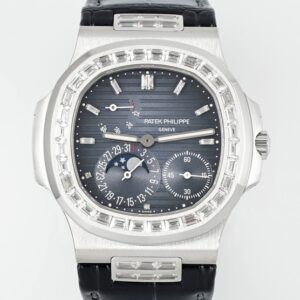 Replica Patek Philippe Nautilus 5724G-001 PPF factory V3 Black blue dial - Replica Watches Factory