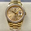 Replica Rolex Day-Date m128398tbr-0037 8+ Factory Champagne dial- Replica Watches Factory