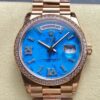 Replica Rolex m128345rbr-0064 8+ Factory Carnelian dial- Replica Watches Factory