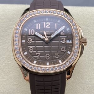 Replica Patek Philippe AQUANAUT 5268/200R-010 GR Factory Taupe Dial- Replica Watches Factory