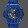 Replica Hublot BIG BANG 411.ES.5119.RX BB Factory blue ceramic case - Replica Watches Factory