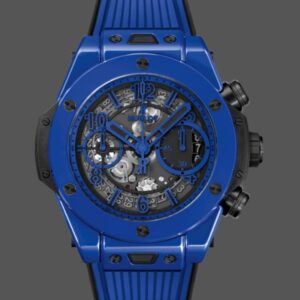 Replica Hublot BIG BANG 411.ES.5119.RX BB Factory blue ceramic case - Replica Watches Factory