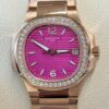 Replica Patek Philippe Nautilus 7010/1R-013 GR Factory Purple dial- Replica Watches Factory