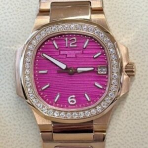 Replica Patek Philippe Nautilus 7010/1R-013 GR Factory Purple dial- Replica Watches Factory
