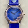 Replica Chopard HAPPY SPORT 278578-6003 YF Factory Gradient blue dial- Replica Watches Factory