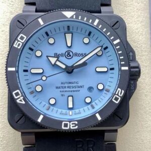 Replica Bell & Ross INSTRUMENTS BR03A-D-LM-CE/SRB M+ factory black ceramic case- Replica Watches Factory