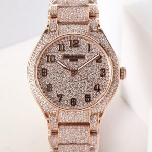 Replica Patek Philippe TWENTY~4 7300-1450R-001 SJ Factory Diamond dial - Replica Watches Factory