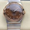 Replica Omega Constellation 123.25.38.21.63.001 M+ Factory Dark brown dial - Replica Watches Factory