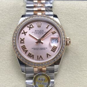 Replica Rolex Datejust m278381rbr-0002 AR Factory Interval gold strap - Replica Watches Factory