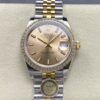 Replica Rolex Datejust m278383rbr-0014 AR Factory Champagne dial - Replica Watches Factory
