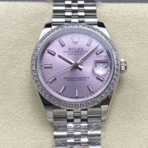 Replica Rolex Datejust m278384rbr-0018 AR Factory Pink dial - Replica Watches Factory