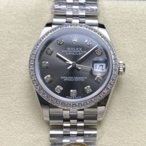 Replica Rolex Datejust m278384rbr-0010 AR Factory Date display - Replica Watches Factory