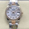 Replica Rolex Datejust m278381rbr-0025 AR Factory White dial - Replica Watches Factory