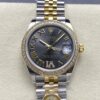 Replica Rolex Datejust m278383rbr-0018 AR Factory Dark grey dial - Replica Watches Factory