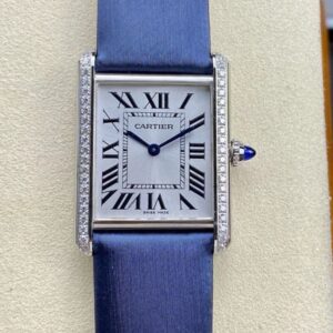 Replica Cartier Tank W4TA0017 F1 Factory Silver grey dial - Replica Watches Factory