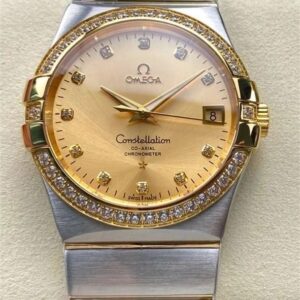 Replica Omega Constellation 123.25.38.21.58.001 M+ Factory Champagne dial - Replica Watches Factory