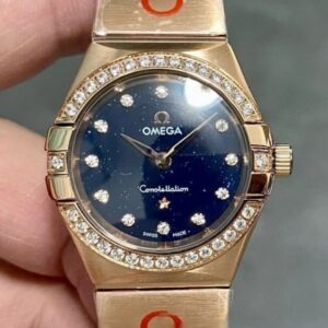 Replica Omega Constellation 131.55.25.60.53.002 TW Factory Diamond hour markers - Replica Watches Factory