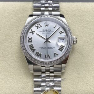 Replica Rolex Datejust m126284rbr-0021 AR Factory Diamond bezel - Replica Watches Factory