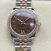 Replica Rolex Datejust m278381rbr-0006 AR Factory Chocolate dial - Replica Watches Factory