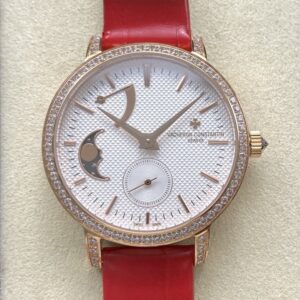 Replica Vacheron Constantin Traditionnelle 83570-000R-B691 TW Factory Red strap - Replica Watches Factory