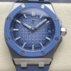 Replica Audemars Piguet Royal Oak Offshore 15605SK.OO.A350CA.01 APP Factory Smoked blue dial - Replica Watches Factory