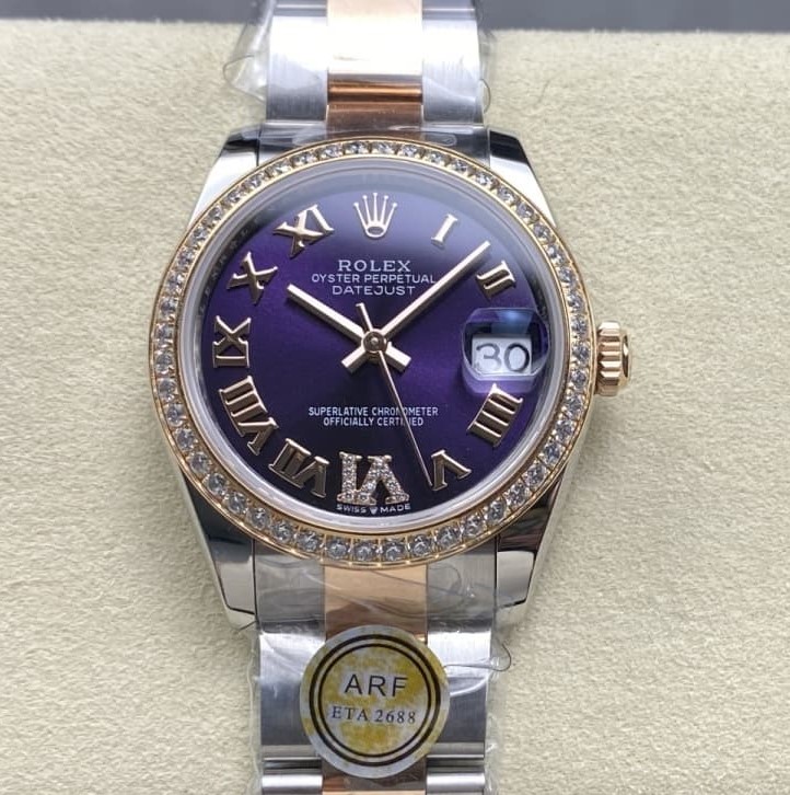 Replica Rolex Datejust m278381rbr-0019 AR Factory Oystersteel Strap - Replica Watches Factory