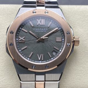 Replica Chopard ALPINE EAGLE 298600-6001 GH Factory Electroplated grey dial - Replica Watches Factory