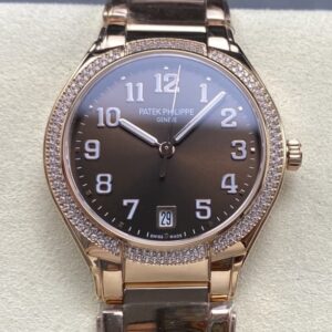 Replica Patek Philippe TWENTY~4 7300-1200R-001 SJ Factory Brown strap - Replica Watches Factory