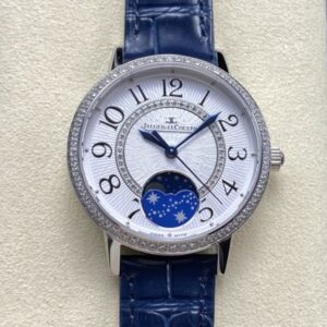 Replica Jaeger-LeCoultre Rendez-Vous 357843J OMF Factory Blue strap - Replica Watches Factory