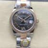 Replica Rolex Datejust m278381rbr-0029 AR Factory Diamond hour markers - Replica Watches Factory