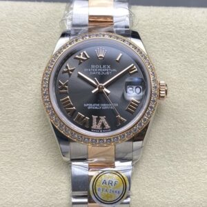 Replica Rolex Datejust m278381rbr-0029 AR Factory Diamond hour markers - Replica Watches Factory