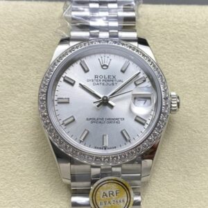 Replica Rolex Datejust m278384rbr-0016 AR Factory Silver strap - Replica Watches Factory