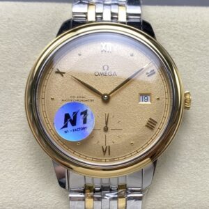 Replica Omega De Ville 434.20.41.20.08.001 N1 Factory Gold dial - Replica Watches Factory