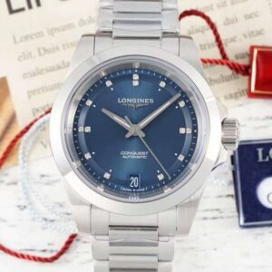 Replica Longines Concas L3.430.4.97.6 AF Factory Blue Dial - Replica Watches Factory