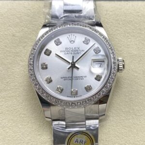 Replica Rolex Datejust m278384rbr-0033 AR Factory Diamond bezel - Replica Watches Factory