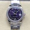 Replica Rolex Datejust m278384rbr-0029 AR Factory Eggplant purple dial - Replica Watches Factory